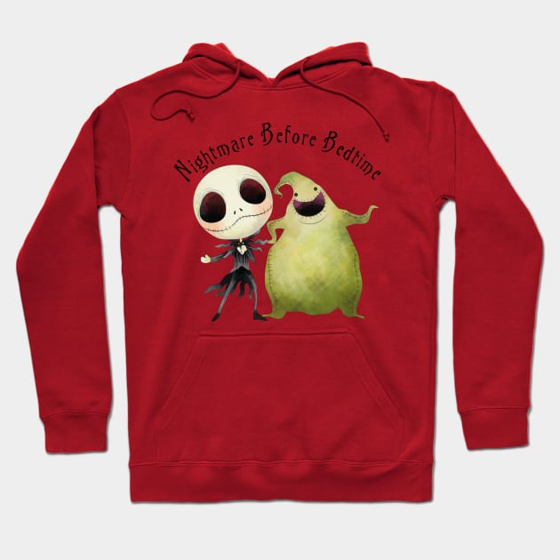 Nightmare Before Bedtime Hoodie by WalkingMombieDesign